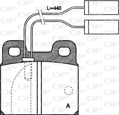 OPEN PARTS Jarrupala, levyjarru BPA0005.01